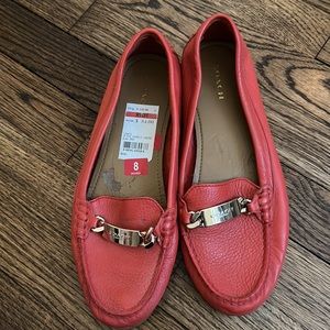 Coral coach flats